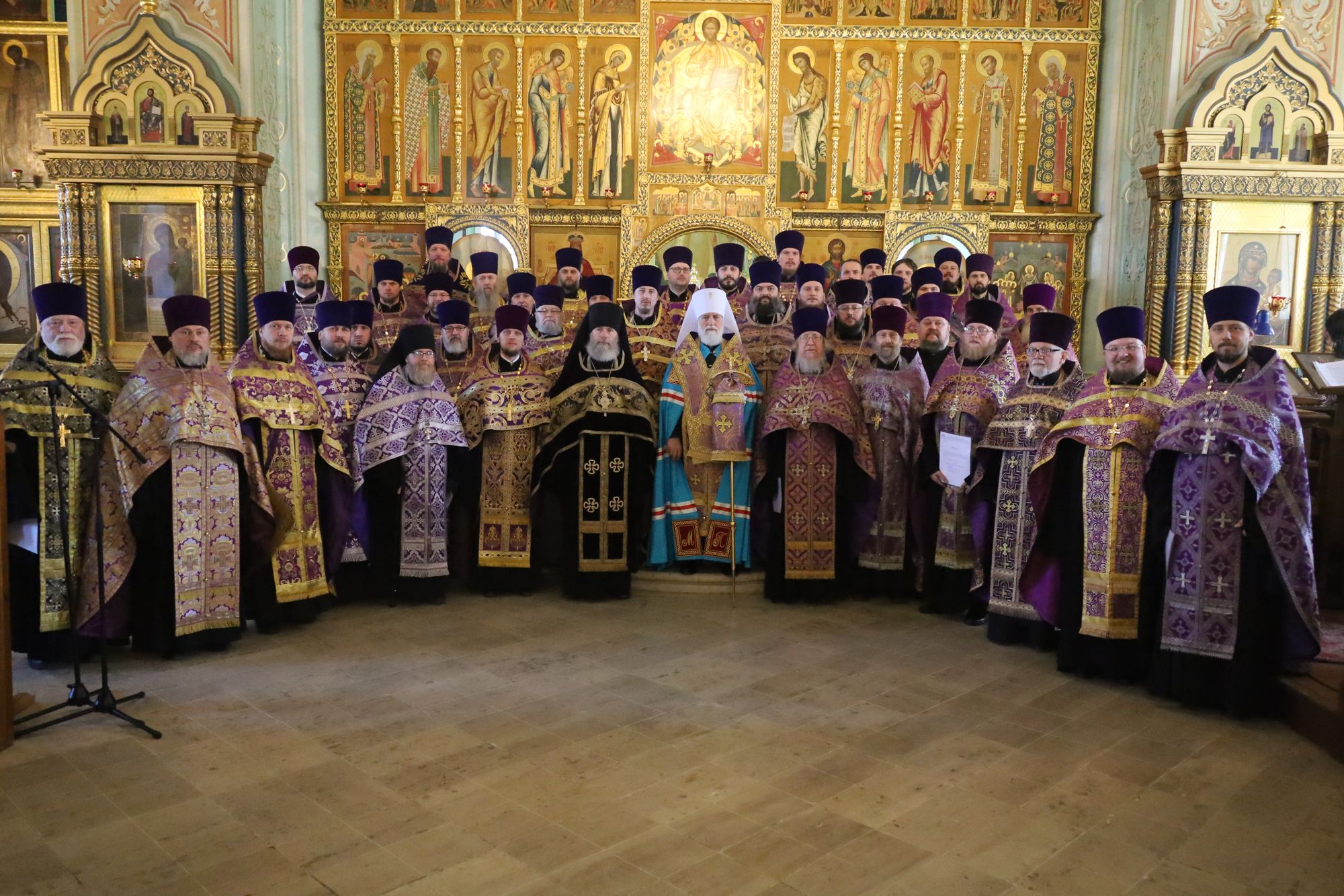 Награждение духовенства Коломенской епархии в Тихвинском храме города Коломны
