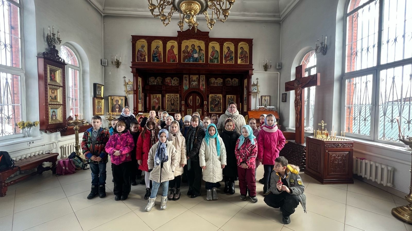 Экскурсия для учащихся в Христорождественском храме г. Луховицы